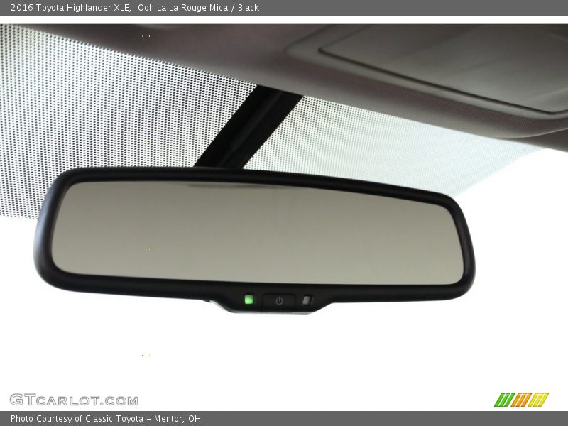 Ooh La La Rouge Mica / Black 2016 Toyota Highlander XLE