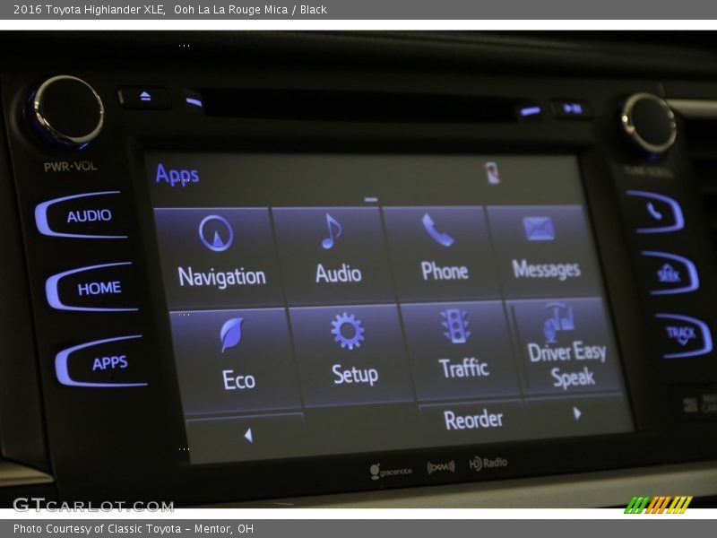 Ooh La La Rouge Mica / Black 2016 Toyota Highlander XLE
