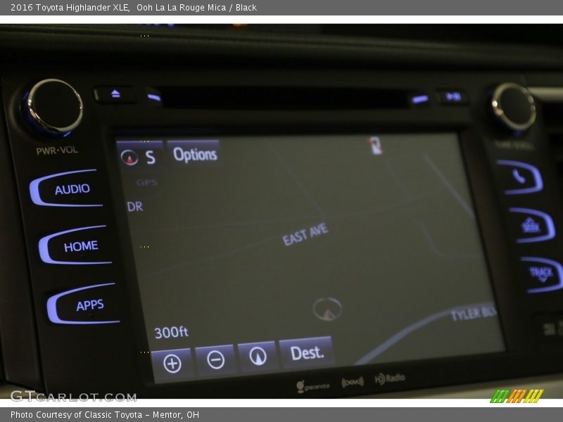 Ooh La La Rouge Mica / Black 2016 Toyota Highlander XLE