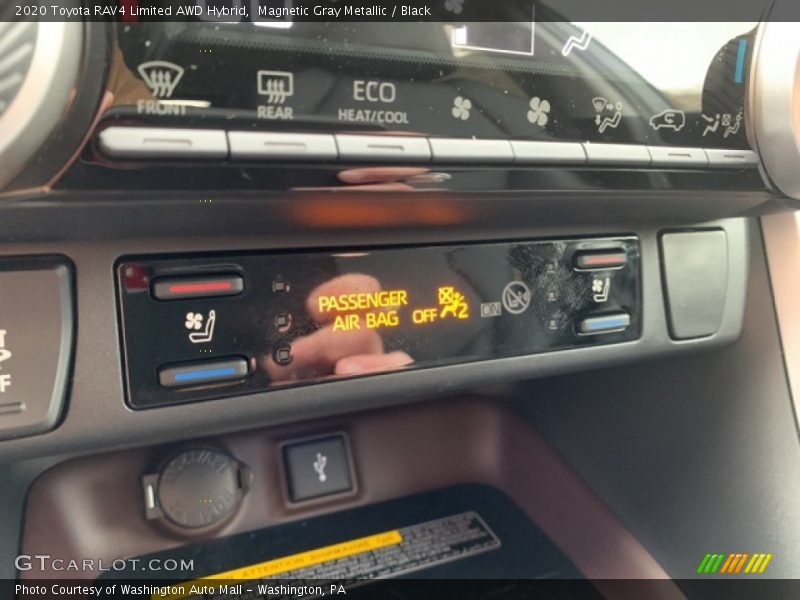 Controls of 2020 RAV4 Limited AWD Hybrid