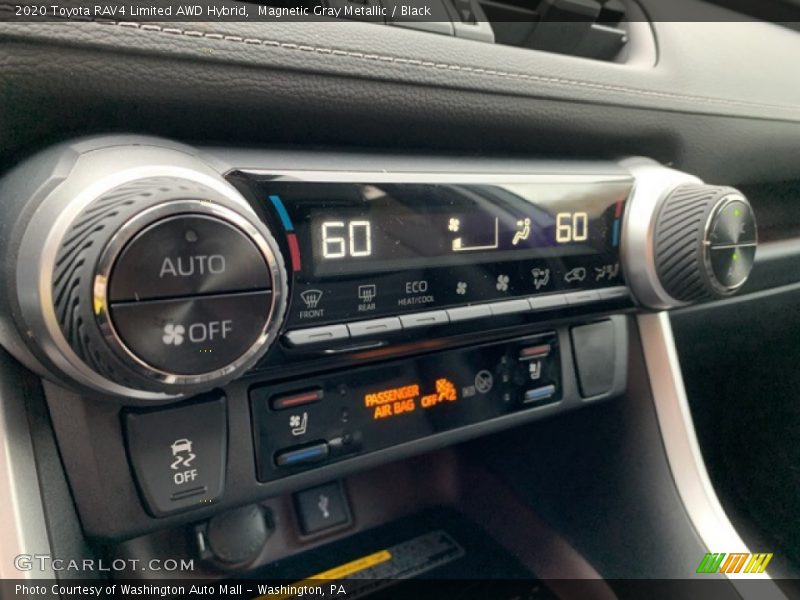 Controls of 2020 RAV4 Limited AWD Hybrid