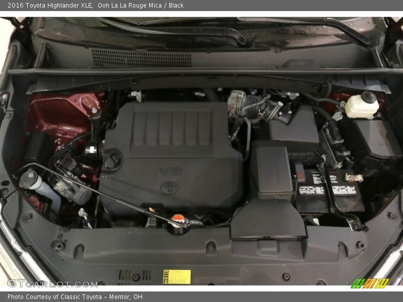 Ooh La La Rouge Mica / Black 2016 Toyota Highlander XLE