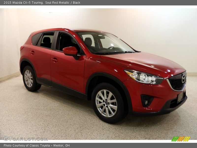 Soul Red Metallic / Black 2015 Mazda CX-5 Touring