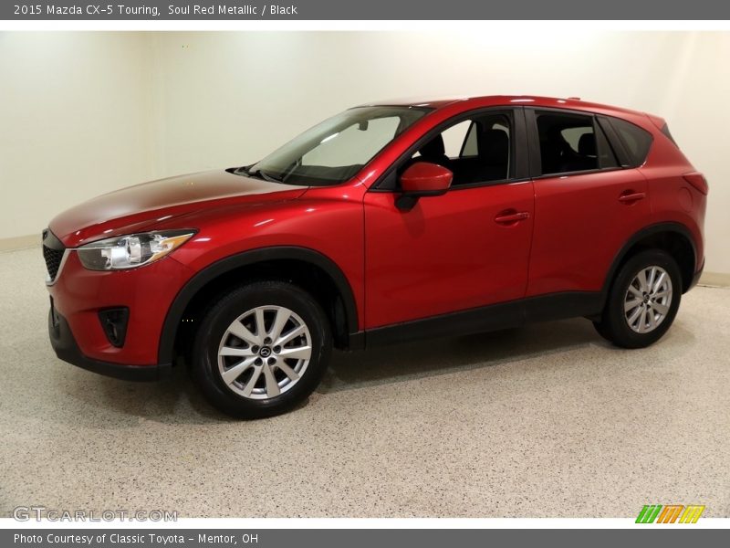 Soul Red Metallic / Black 2015 Mazda CX-5 Touring