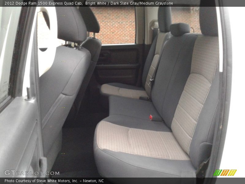 Bright White / Dark Slate Gray/Medium Graystone 2012 Dodge Ram 1500 Express Quad Cab