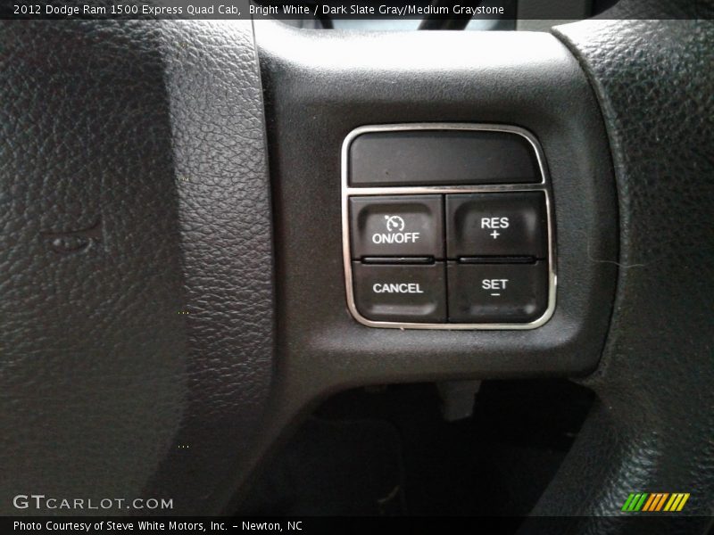 Bright White / Dark Slate Gray/Medium Graystone 2012 Dodge Ram 1500 Express Quad Cab