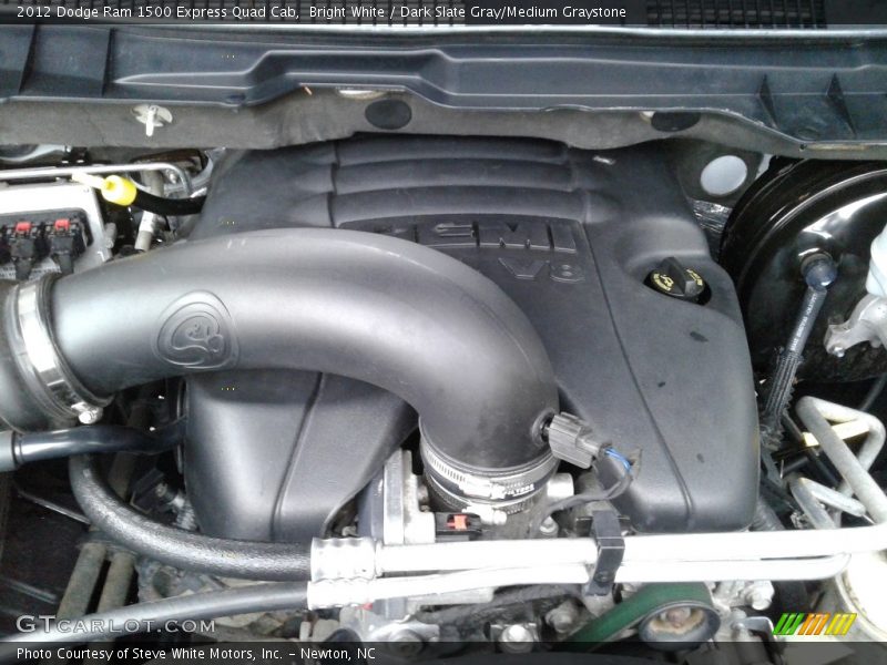 Bright White / Dark Slate Gray/Medium Graystone 2012 Dodge Ram 1500 Express Quad Cab