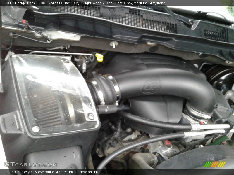 Bright White / Dark Slate Gray/Medium Graystone 2012 Dodge Ram 1500 Express Quad Cab