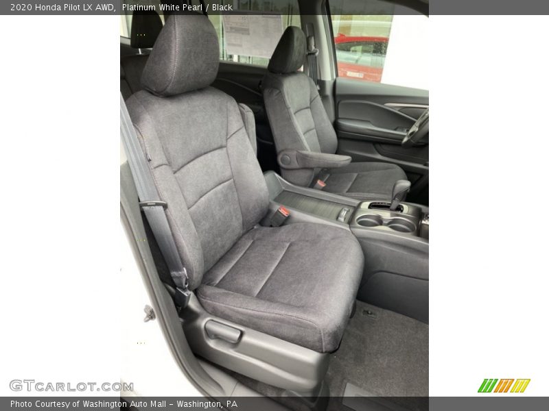 Platinum White Pearl / Black 2020 Honda Pilot LX AWD