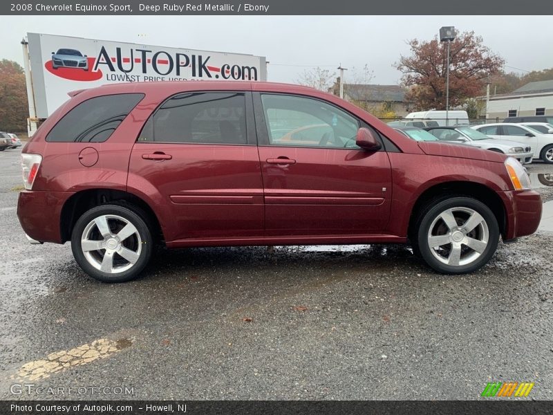 Deep Ruby Red Metallic / Ebony 2008 Chevrolet Equinox Sport