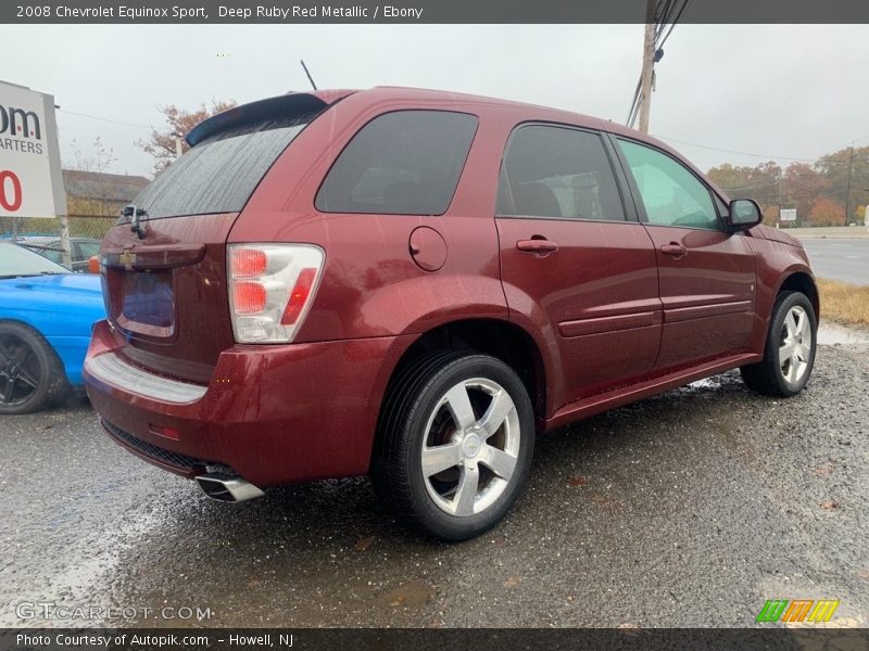 Deep Ruby Red Metallic / Ebony 2008 Chevrolet Equinox Sport