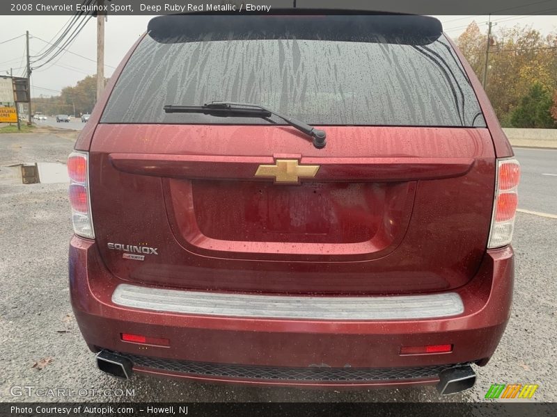 Deep Ruby Red Metallic / Ebony 2008 Chevrolet Equinox Sport