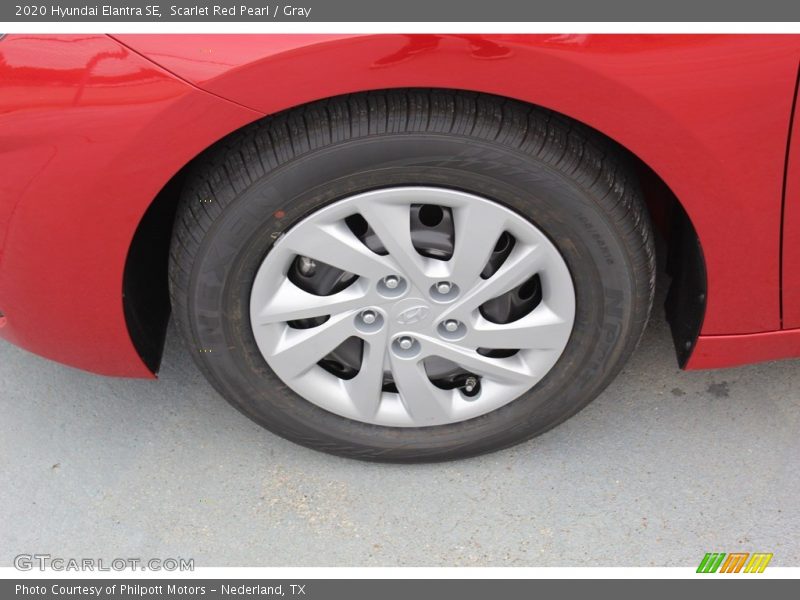 Scarlet Red Pearl / Gray 2020 Hyundai Elantra SE