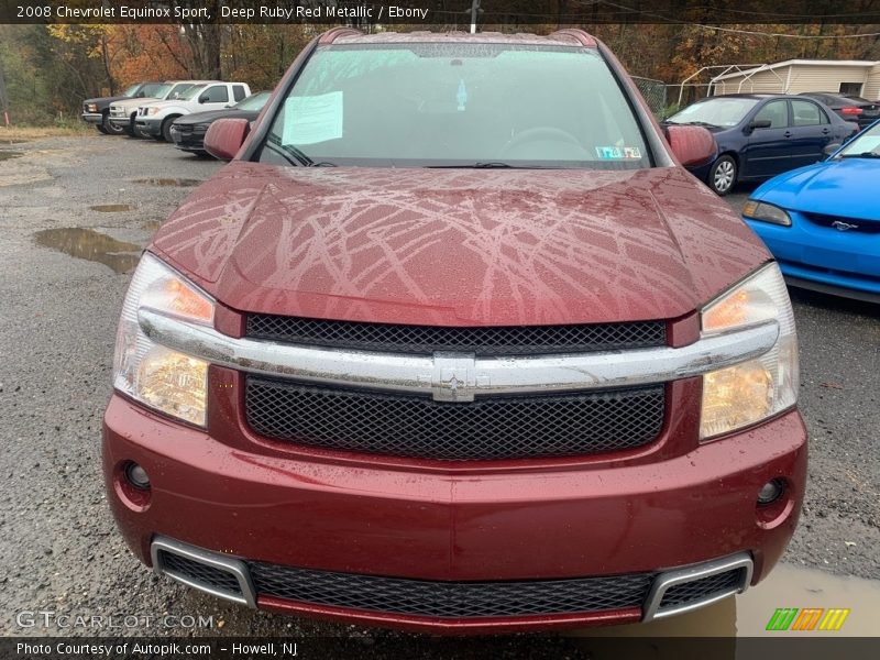 Deep Ruby Red Metallic / Ebony 2008 Chevrolet Equinox Sport