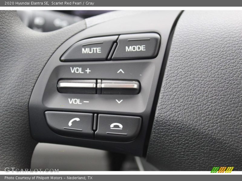 Scarlet Red Pearl / Gray 2020 Hyundai Elantra SE