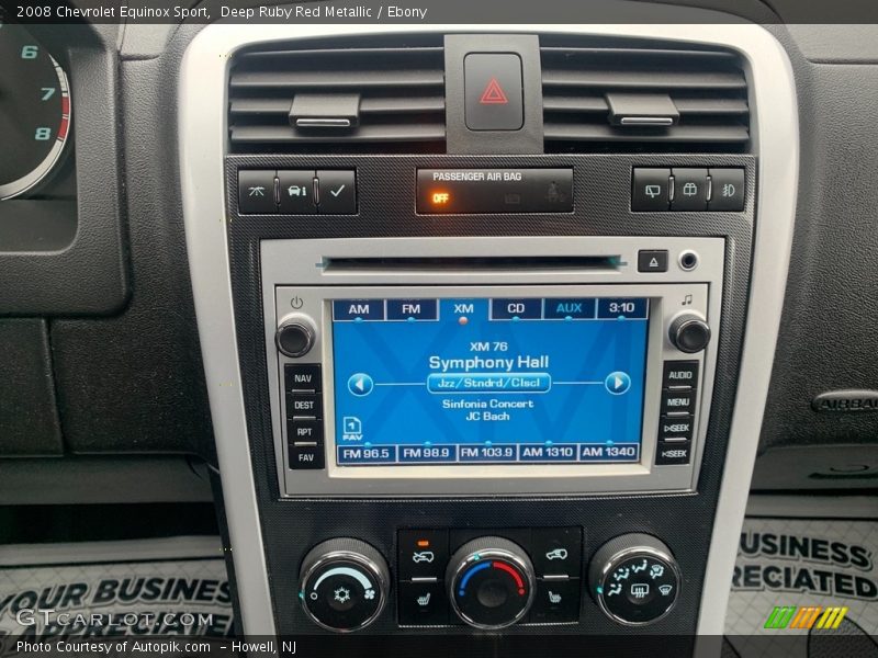 Deep Ruby Red Metallic / Ebony 2008 Chevrolet Equinox Sport