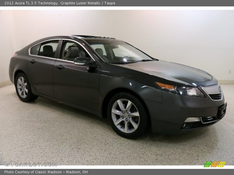 Graphite Luster Metallic / Taupe 2012 Acura TL 3.5 Technology