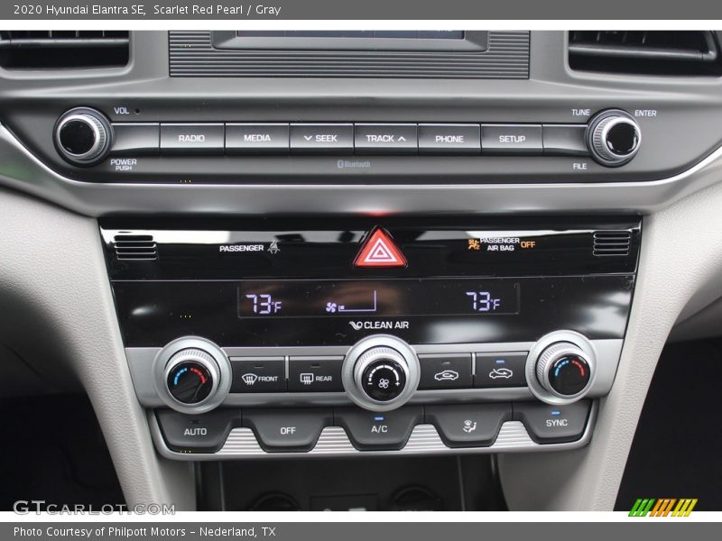 Scarlet Red Pearl / Gray 2020 Hyundai Elantra SE