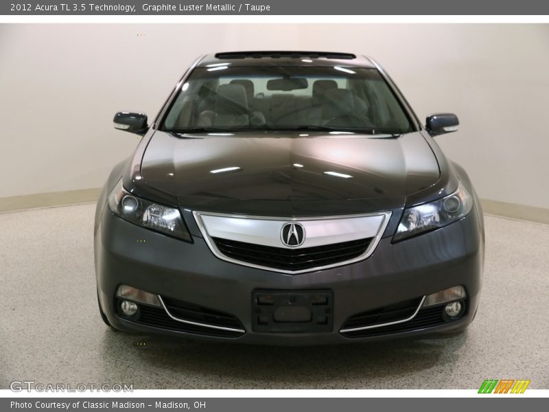Graphite Luster Metallic / Taupe 2012 Acura TL 3.5 Technology