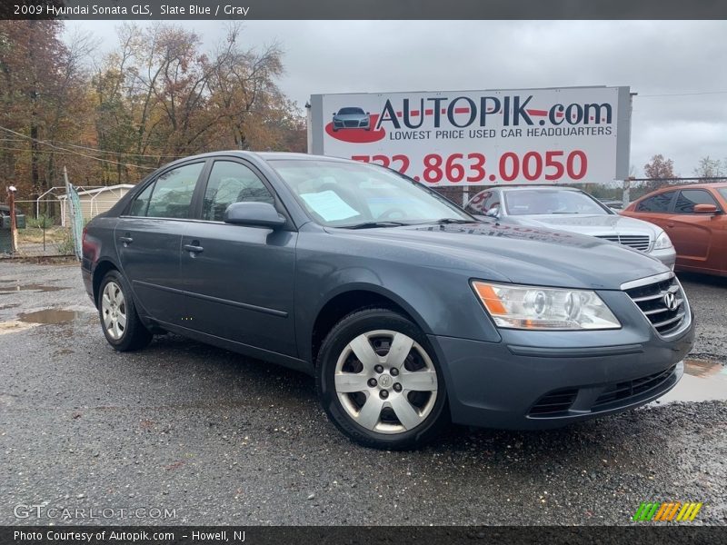 Slate Blue / Gray 2009 Hyundai Sonata GLS