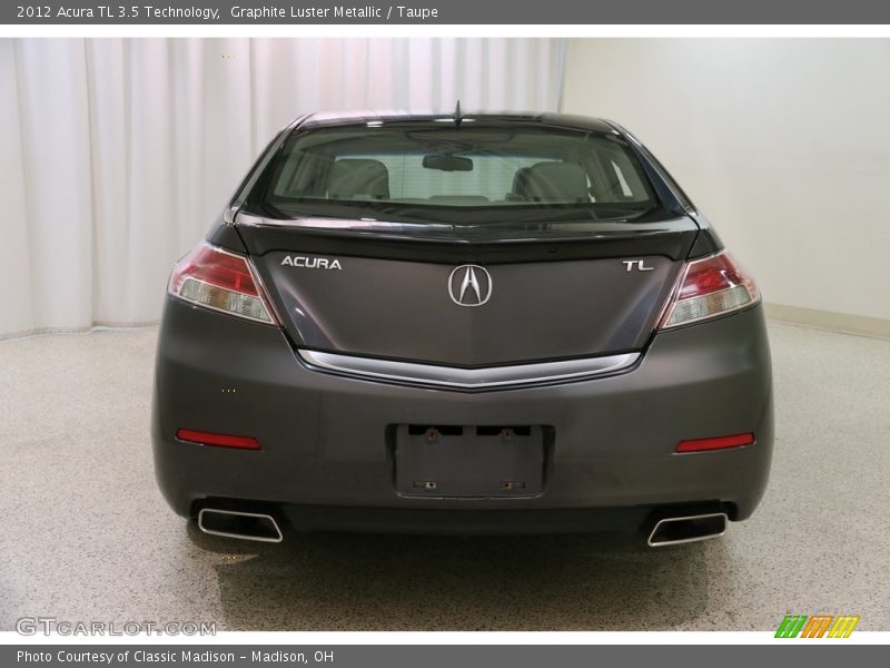 Graphite Luster Metallic / Taupe 2012 Acura TL 3.5 Technology