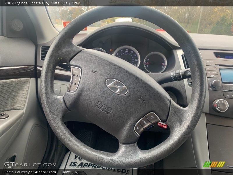 Slate Blue / Gray 2009 Hyundai Sonata GLS