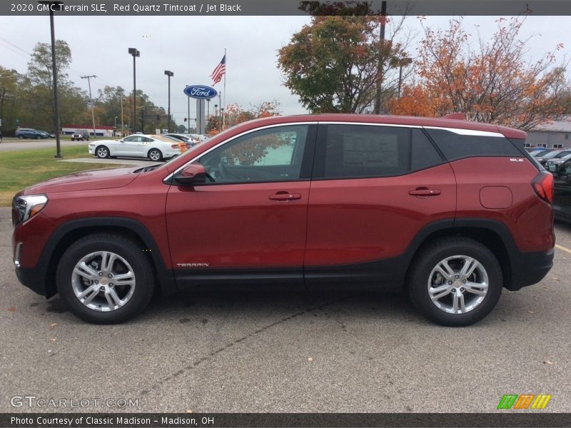 Red Quartz Tintcoat / Jet Black 2020 GMC Terrain SLE