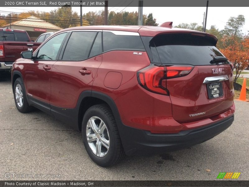Red Quartz Tintcoat / Jet Black 2020 GMC Terrain SLE