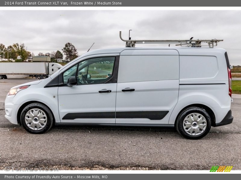 Frozen White / Medium Stone 2014 Ford Transit Connect XLT Van