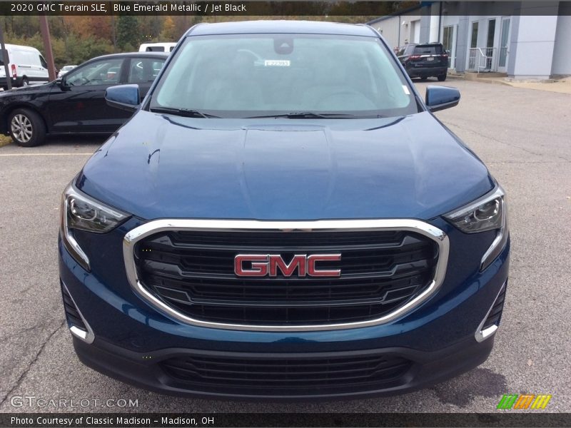 Blue Emerald Metallic / Jet Black 2020 GMC Terrain SLE