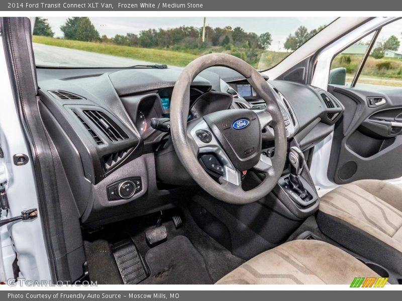 Frozen White / Medium Stone 2014 Ford Transit Connect XLT Van