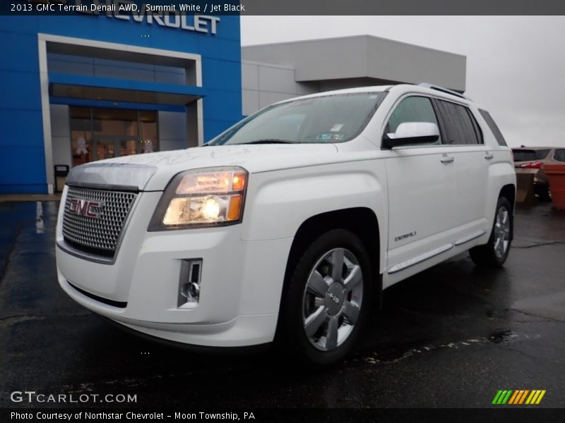 Summit White / Jet Black 2013 GMC Terrain Denali AWD
