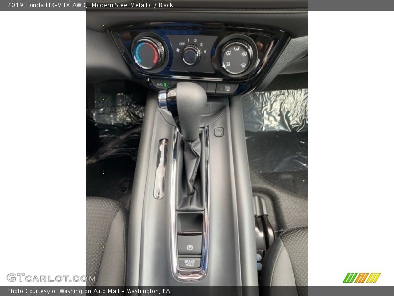 Modern Steel Metallic / Black 2019 Honda HR-V LX AWD