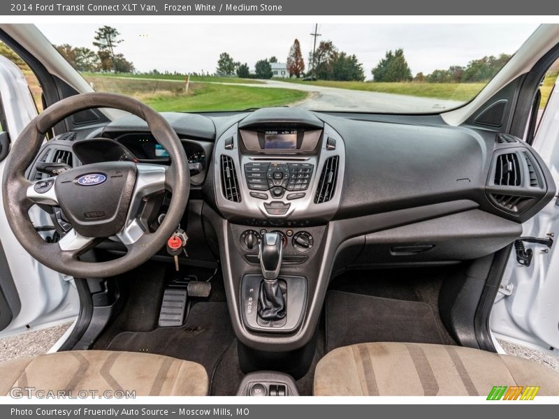Frozen White / Medium Stone 2014 Ford Transit Connect XLT Van