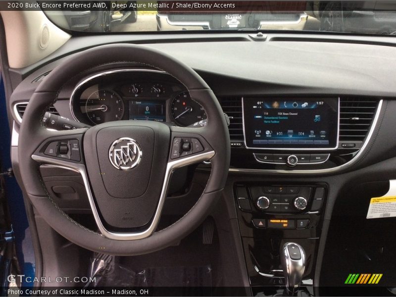 Deep Azure Metallic / Shale/Ebony Accents 2020 Buick Encore Preferred AWD