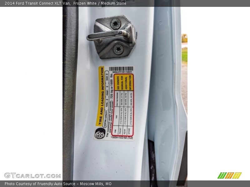 Frozen White / Medium Stone 2014 Ford Transit Connect XLT Van