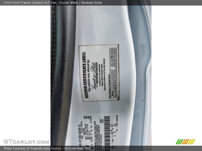 Frozen White / Medium Stone 2014 Ford Transit Connect XLT Van