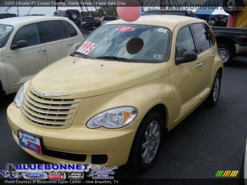 Pastel Yellow / Pastel Slate Gray 2007 Chrysler PT Cruiser Touring