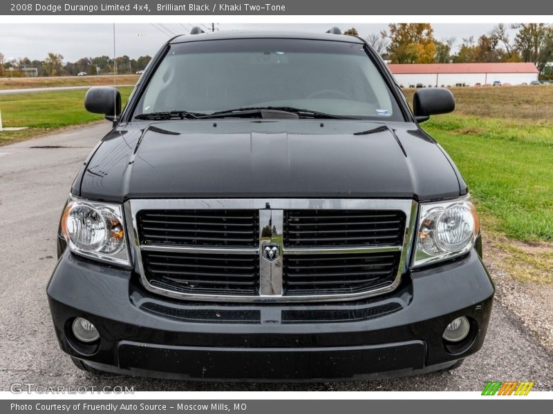 Brilliant Black / Khaki Two-Tone 2008 Dodge Durango Limited 4x4