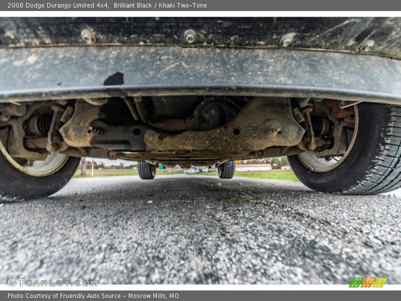 Brilliant Black / Khaki Two-Tone 2008 Dodge Durango Limited 4x4
