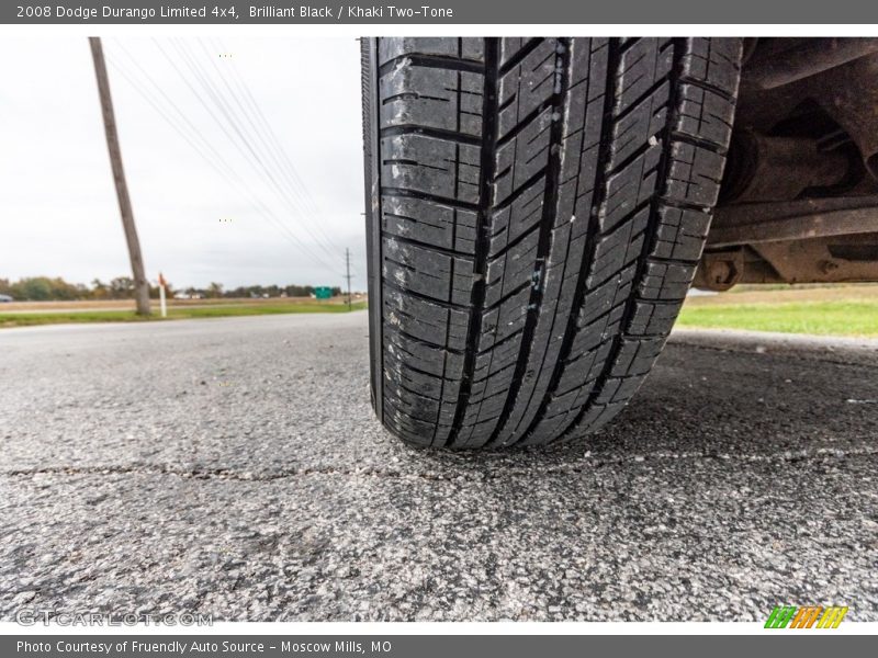 Brilliant Black / Khaki Two-Tone 2008 Dodge Durango Limited 4x4