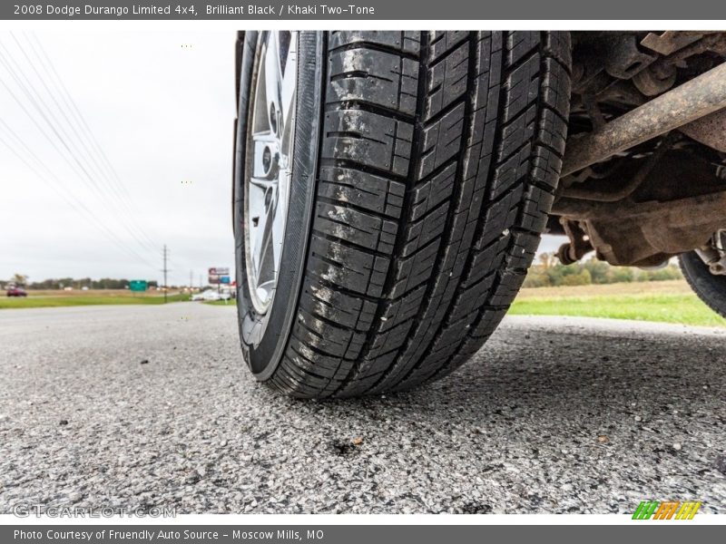 Brilliant Black / Khaki Two-Tone 2008 Dodge Durango Limited 4x4