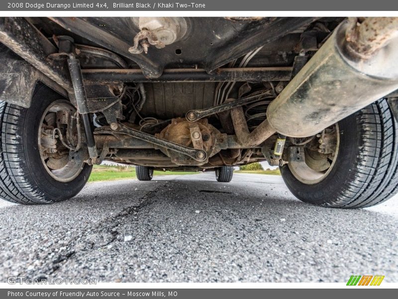 Brilliant Black / Khaki Two-Tone 2008 Dodge Durango Limited 4x4