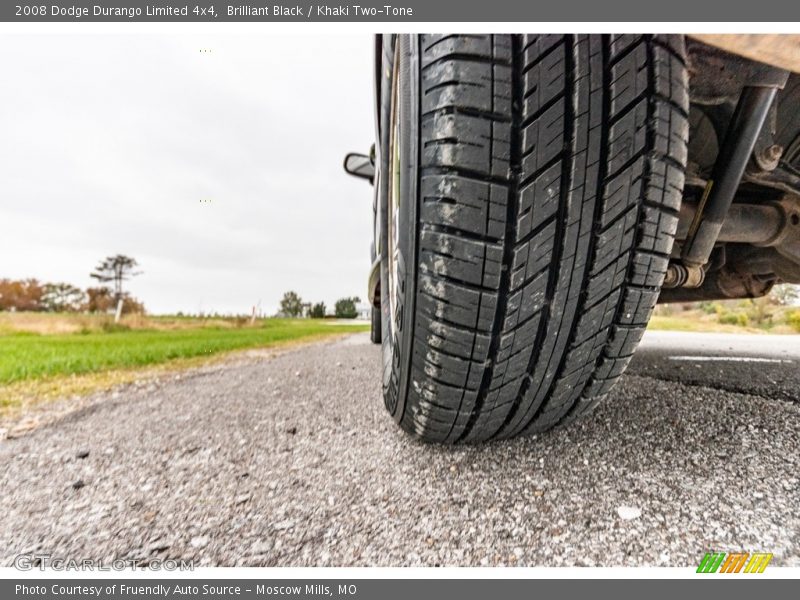 Brilliant Black / Khaki Two-Tone 2008 Dodge Durango Limited 4x4