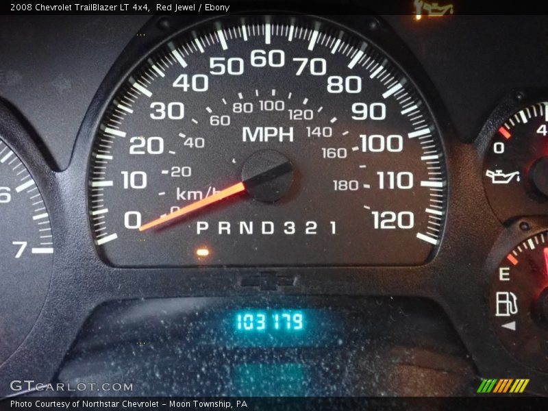 Red Jewel / Ebony 2008 Chevrolet TrailBlazer LT 4x4