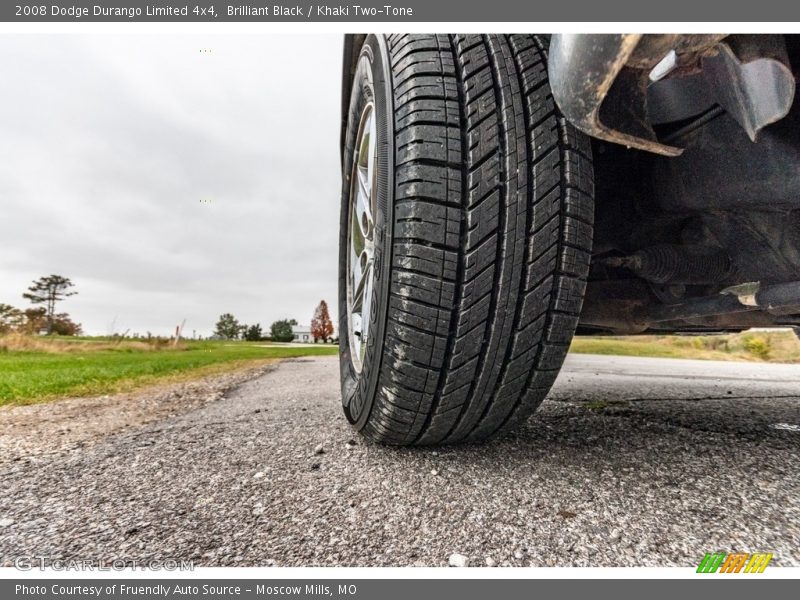 Brilliant Black / Khaki Two-Tone 2008 Dodge Durango Limited 4x4
