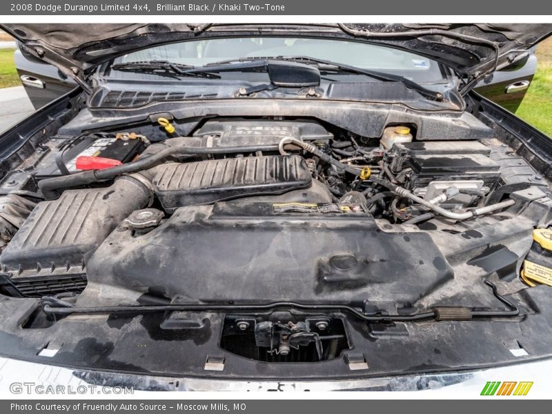 Brilliant Black / Khaki Two-Tone 2008 Dodge Durango Limited 4x4