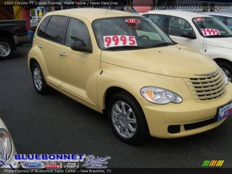 Pastel Yellow / Pastel Slate Gray 2007 Chrysler PT Cruiser Touring