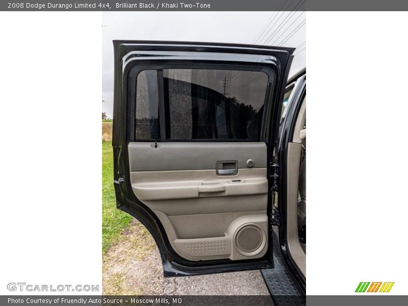 Brilliant Black / Khaki Two-Tone 2008 Dodge Durango Limited 4x4