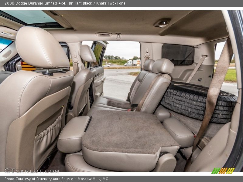 Brilliant Black / Khaki Two-Tone 2008 Dodge Durango Limited 4x4